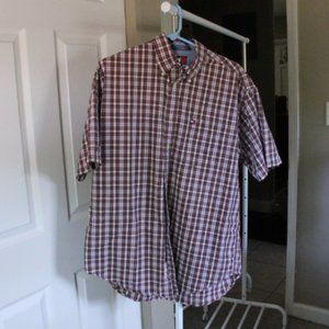 Vintage Tommy Hilfiger Short Sleeve Plaid Shirt